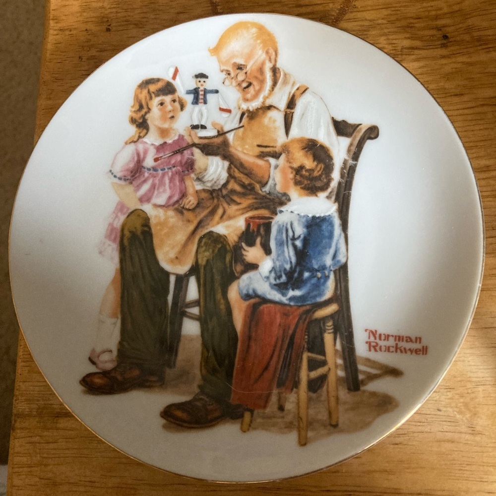 Norman Rockwell collector’s plate